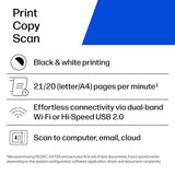 Wireless Black & White Printer, Print, scan, Copy, Fast speeds, Easy Setup, Mobile Printing