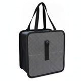 Syyavrrta 1 Pack Car Trash Can with Lid, Foldable Oxford Cloth Auto Garbage Bin