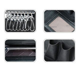 Multi-function Car Key Case Men's Multi-card Mobile Phone Card Wallet All-in- Long Leather Large-capacity Clutch