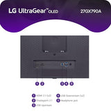 LG 27GX790A-B 27-inch Ultragear OLED Gaming Monitor QHD 1440p 480Hz, 0.03ms