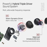 Status Between 3ANC Onyx True Active Noise Cancelling Wireless Earbuds - Black iPhone & Android ANC in Ear Buds