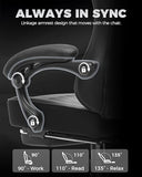 GTPLAYER Gaming Chair, 𝐁𝐢𝐠 𝐚𝐧𝐝 𝐓𝐚𝐥𝐥 Gaming Chair for Adults, 𝐖𝐢𝐝𝐞 𝐒𝐞𝐚𝐭 Computer Game Chairs with 𝐓𝐡𝐢𝐜𝐤 𝐏𝐨𝐜𝐤𝐞𝐭 𝐒𝐩𝐫𝐢𝐧𝐠 𝐂𝐮𝐬𝐡𝐢𝐨𝐧 & Footrest, Grey Ombre