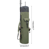 MiOYOOW Fishing Rod Bag, Waterproof Tackle Storage Bags Adjustable Fishing Accessories Carrier Organiser for Rods Reels Baits Outdoor