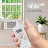 Keystone 10,000 BTU Compact Window Air Conditioner with Remote Control and Dehumidifier, 115V, Quiet Window AC Units for Spaces up to 450 Sq.Ft., Perfect for Apartment and Small-Medium Rooms, White