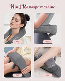 THERAZZAGGE Cordless Neck Massager with Heat - FSA Eligible HSA Neck Shoulder Massager for Pain Relief Deep Tissue,6D Deep Kneading Shiatsu Back Massage, Gifts for Fathers Men Women
