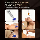 Tuning Forks for Sound Healing Set – 128Hz, 136.1Hz, 256Hz & 384Hz Weighted & Unweighted Aluminum Alloy Tuning Forks with Activator & Travel Pouch for Meditation, Yoga & Chakra Healing