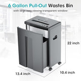 18-Sheet Shredders for Home Office Heavy Duty P-4 Security Level Crosscut Paper Shredder Paper