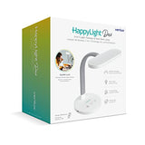 HappyLight Duo - 2-in-1 Light Therapy & Task Desk Lamp - UV-Free Full Spectrum LED, 10,000 LUX, Adjustable Brightness and Color
