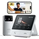 SwitchBot Video Doorbell Camera Wireless with Monitor, No Subscription, 4.3 Inch Screen