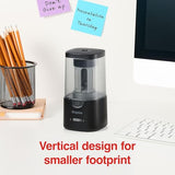 Staples Electric Pencil Sharpener, Black – Heavy‑Duty Classroom Sharpener for Teachers