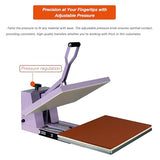 Heat Press 16x24, 2000W Power Heat Press Machine, Fast Heating, High Pressure Heat Press Machine for T-Shirt