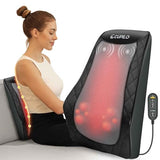 CuPiLo Back and Neck Massager, FSA Eligible HSA Store Massager for Pain Relief Deep Tissue, Heated Massage with Vibration, Massage Pillow for Neck, Back, Shoulder, Leg, Gifts for Women Men
