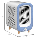 Jafanda Air Purifier for Home Bedroom 780sq ft, HEPA & Activated Carbon, Air Cleaner with Fragrance Sponge & Nightlight for Smoke, Blue