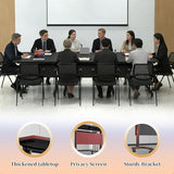 Modular Conference Table, Folding Conference Room Table with Wheels
