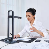 Aura Pro Portable Book Scanner, A3 Document Scanner, Auto-Flatten & Fingerprint Removal Technologies