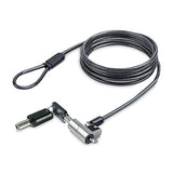 StarTech.com Nano Laptop Cable Lock, 6.6ft (2m), Anti-Theft Keyed Lock, Security Cable Locks Nano Slot Notebooks