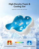 HUANUO Ergonomic Seat Cushion, Memory Foam Cooling Gel Office Chair Cushion for Hip Support