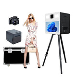 Aookely DSLR Photo Booth Selfie Photobooth 21.5inch Touch Screen Built-in Mini PC with Instant Printing & Sharing Function Perfect for Wedding Rental Parties