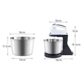 7 Speed Hand Mixer Electric Hand Held Blenders Stick Electric Whisk Beaters 2 In 1 Twin Handheld And Stand Mixer For Mixing, Blending, Whipping And Beating, 180 W