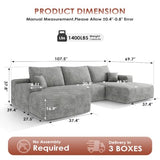 Boneless Couch, Modular Sectional Couches for Living Room