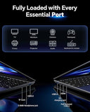 15.6'' AI Laptop with Office 365 12GB RAM 256GB SSD Win 11 Laptops