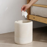 Haocoott Bathroom Trash Can, 1.6 Gallon Small Trash Can Cabinet, Simple Stone