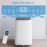 Garvee 14000 BTU Portable Air Conditioners for Room up to 700 Sq. Ft, 3 in-1 AC Unit, Dehumidifier, and 3-Speed Fan, Portable AC with Remote Control