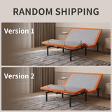 ESHINE Split King Adjustable Bed Frame with 12" Mattress, Wireless Remote