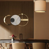 PSYCHE GOD Mid Century Modern Large Silent Wall Clock Non Ticking, Giant Round Decorative Metal Wall Clock Big Unique Fancy Wall Decor for Living Room Bedroom Entryway Office, 47" X 25", Black Gold