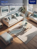 DELLA 10000 BTU Energy Saving Window Air Conditioner, Work with Alexa, Cools Up to 450 Sq. Ft, GEO Location, AC Unit with WIFI Smart Controls, Remote, Dehumidifier, Fan, Reusable Filter, Easy Install