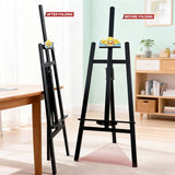 Wooden Easel Stand for Sign, 47" Adjustable Painting & Display Easel for Adults, Beginners and Students