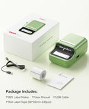 Label Maker Inkless Bluetooth Label Printer, 2 Inch Portable Thermal Sticker Machine for Small Business, Address, Logo, Clothing