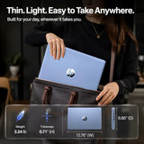 HP 14-inch Laptop Ultra Light - 1-Y Office 365, Long Battery Life, Wi-Fi 6