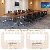 6-8 Person Conference Table Folding Conference Table for Office,Training, Seminar