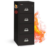 FireKing Fireproof Vertical File Cabinet (4 Letter Sized Drawers, Impact Resistant, Waterproof