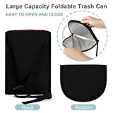 Bald Eagle USA Flag Car Trash Can,Car Accessory Interior Garbage Can