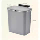 SKJFODVC Kitchen Wall-Mounted Trash Can Toilet Door Suspension Hanging Paper Basket Classification Storage Bin