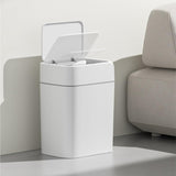BXFIRS Home Intelligent Sensing Garbage Bin Made of ABS Material Kitchen Bathroom Bedroom Trash Cans(23.5 * 31.8cm)