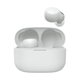 Wireless Noise Canceling Earbud Headphones with Alexa Built-in, Bluetooth Ear Buds Compatible with iPhone and Android, White Sony
