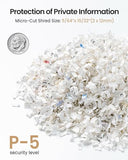 200-Sheet P-5 Micro-Cut Heavy-Duty Paper Shredder, 60-Min Continuous Run