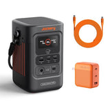 Jackery Portable Power Station Explorer 240D, 256Wh Backup Lithium Battery, with 102W GaN 3-Port Fast Charger