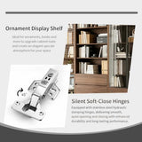 Luxury Large Executive File Cabinet and Bookcase, Sturdy Storage Cabinet