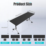 Modular Conference Table,Folding Conference Room Table with Wheels