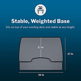 VariDesk Essential 36 - Two-Tier Standing Desk Converter for Monitor & Accessories