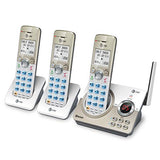 3-Handset Cordless Phone for Home with Connect to Cell, Call Blocking, 1.8" Backlit Screen, Big Buttons AT&T