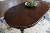 Signature Design by Ashley Lavinton Classic Dining Extension Table, Dark Brown