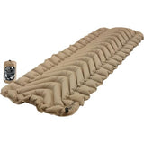 Klymit Static V Inflatable Sleeping Pad for Camping, Lightweight Hiking and Backpacking Air Bed, 3 Inch Thick, Coyote Sand