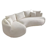 L-Shape Modern Sectional Luxury Upholstery 5-Seat Sofa for Apartment (Left-Facing