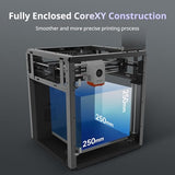 S1 3D Printer Only, 600mm/s High Speed Printing and Full Auto Leveling, Free-Clogging Extruder with 320℃ Hotend, Mental CoreXY Strucuture Built-in Camera