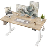 Standing Desk 47.2×23.6 inch, Sit Stand Desk with Splice Board, Memory Controller